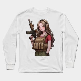 Tactical Girls' Frontline Long Sleeve T-Shirt